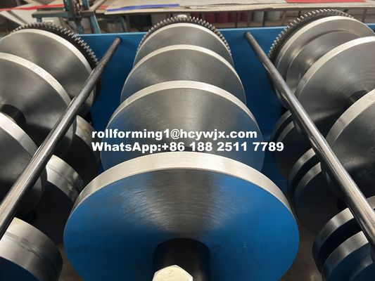 T153-40L-840 মেটাল ফ্লোর ডেক রোল ফর্মিং মেশিন উচ্চ গতির