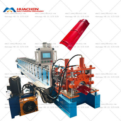 ধাতব ছাদ শীট তৈরি ছাদ ইস্পাত রিং ক্যাপ রোল গঠনের মেশিন