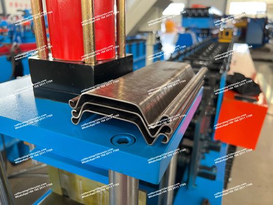 কাস্টমাইজড স্টিল রোলার শাটার ডোর রোল ফর্মিং মেশিন 14 স্টেশন সহ