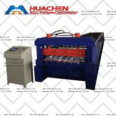 পিপিজিআই / জিআই ১.২ মিমি ফ্লোর ডেক রোল ফর্মিং মেশিন