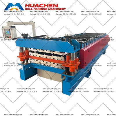 পেশাদার মেটাল সিলো ডাবল লেয়ার রোল ফর্মিং মেশিন