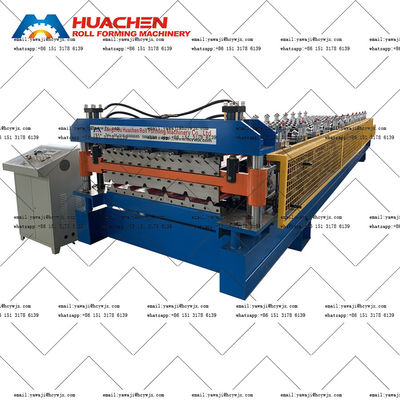 উচ্চ উত্পাদনশীলতা পিপিজিআই / জিআই ডাবল লেয়ার ফর্মিং মেশিন