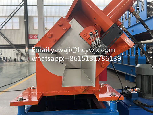 Rain Water Cr12 steel Gutter Roll Forming Machine With 18 Rows