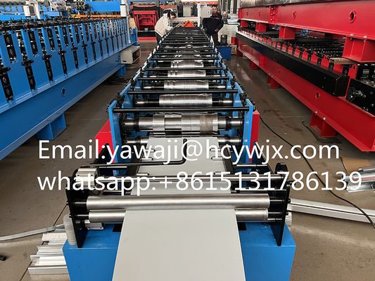 Galvanized Ridge Roofing Gutter Roof Panel Roll Forming Machine 410mm Width