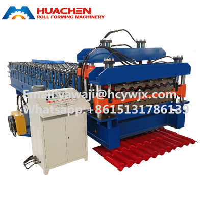 ছাদ শীট ডাবল ডেক রোল ফর্মিং মেশিন