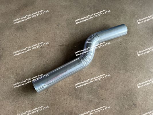 রেইনস্পুট ডাউনস্পুট রোল ফর্মিং মেশিন হাইড্রোলিক কাটিং 100 মিমি বা কাস্টমাইজড ব্যাসার্ধ