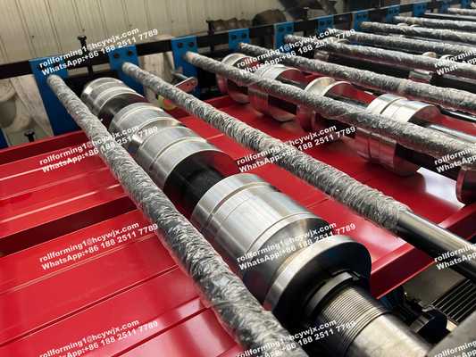 ইথিওপিয়া ৩০০ ৪০০ ডাবল রোল ফরমার ডাবল লেয়ার রোল ফর্মিং মেশিন