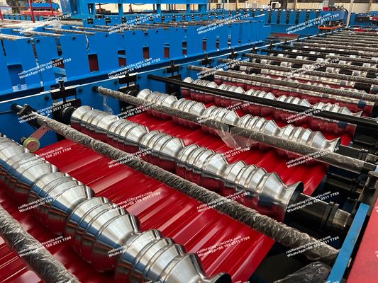 মেটাল টাইল ছাদ প্যানেল রোল ফর্মিং মেশিন