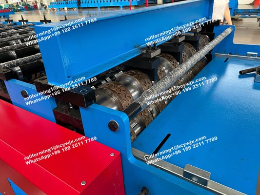 ডেক প্যানেল স্টিল স্ট্রাকচার ফ্লোর ডেক রোল ফর্মিং মেশিন