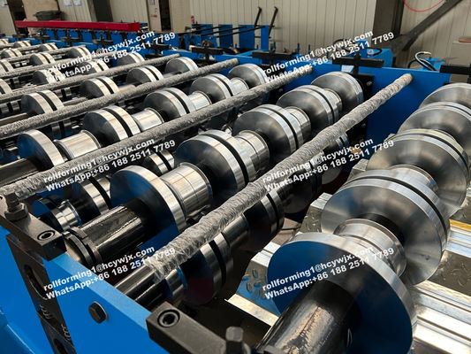 ডেক প্যানেল স্টিল স্ট্রাকচার ফ্লোর ডেক রোল ফর্মিং মেশিন