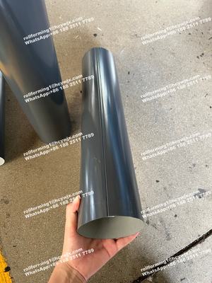 বৃত্তাকার রেইনস্পট রোল ফর্মিং মেশিন বৃষ্টির পানির ডাউনপাইপ / ওয়াটার পাইপের জন্য