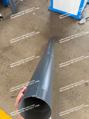 বৃষ্টির জল ইস্পাত ডাউন পাইপ রোল গঠনের মেশিন 333