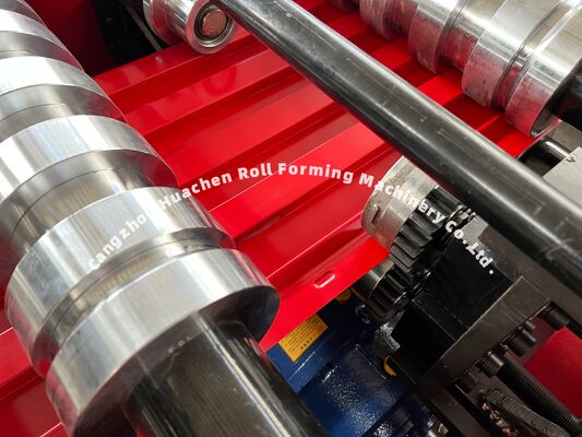 গ্যালভানাইজড ছাদ শীট কোল্ড রোল ফর্মিং মেশিন