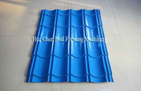 উচ্চ ফলপ্রসু গ্লাসেড ইস্পাত টাইল রোল বিরচন মেশিন 380V 50Hz 3 ফেজ