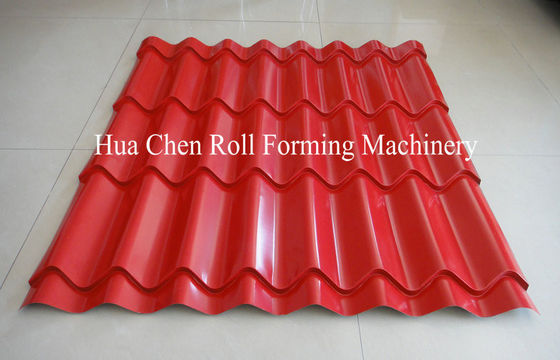 টাইল ছাদ পত্রক rugেউখেলান মেশিন