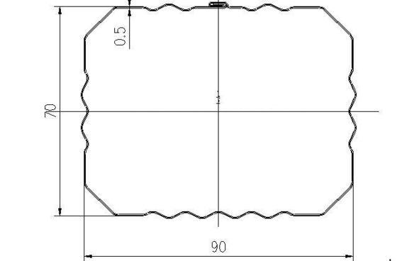Gutter roll forming machine/Square Type Downpipe Forming Machine/downspout steel squar tube making machine