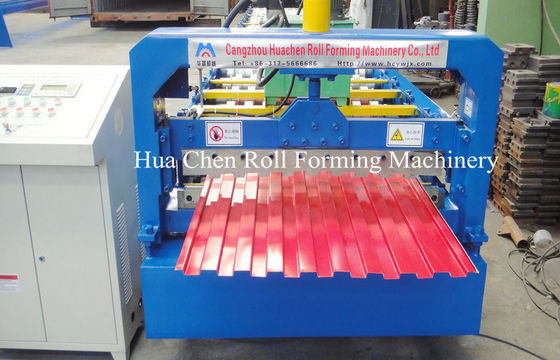 3kw Color Steel Plate Rolling Shutter Machine 18rows PLC Control