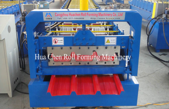 EURA PLC Single Deck Color Steel Roofing Sheet Roll Forming Machine With 1000mm Width