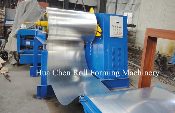 পিএলসি নিয়ন্ত্রণের সাথে অ্যালুমিনিয়াম ছাদ পত্রক ট্রিমডেক প্রোফাইল রোল বিরচন মেশিন