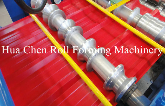 Hydraulic Cutting 17 Stations Roofing Roll Forming Machine High Grade 45# Steel