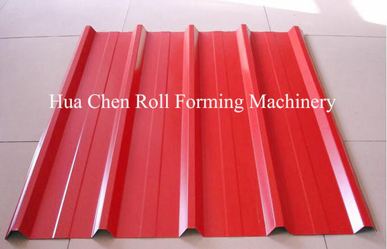 উচ্চ ফলপ্রসু ডাবল লেয়ার ডেক রোল বিরচন মেশিন / ছাদ শীট রোল মেশিন বিরচন