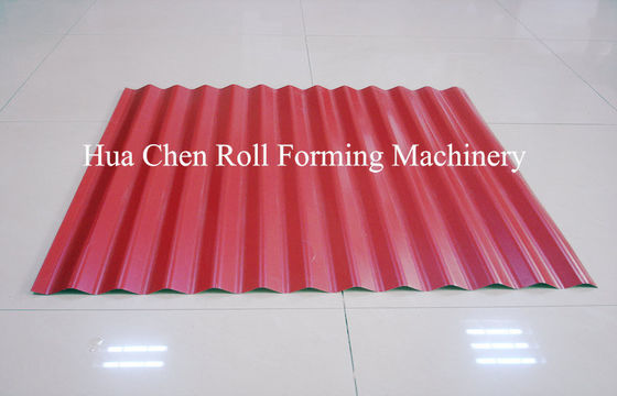 উচ্চ ফলপ্রসু ডাবল লেয়ার ডেক রোল বিরচন মেশিন / ছাদ শীট রোল মেশিন বিরচন