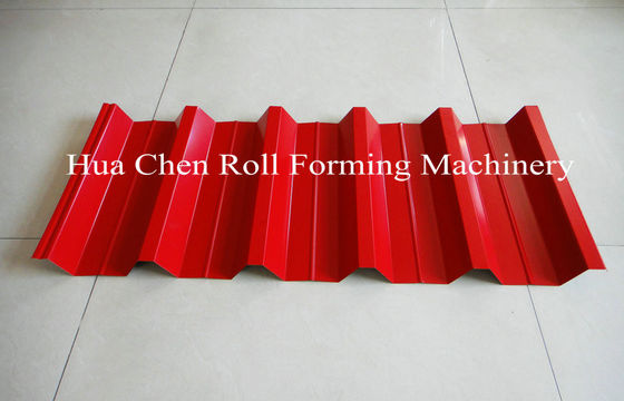 7.5Kw হাইড্রোলিক পাওয়ার টাইল এবং ছাদের ডাবল লেয়ার কোল্ড রোল ফর্মিং মেশিন সিই সহ