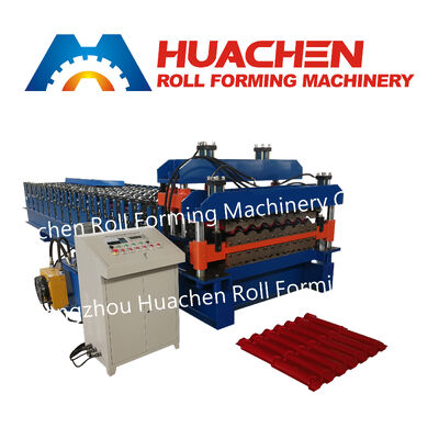 গরম বিক্রয় Tuff Rib Metal Roofing Making Machine with Pre-Cutter Max Rib AG প্যানেল রোল ফর্মিং মেশিন