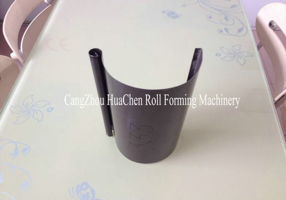 Rain Water Cr12 Gutter Roll Forming Machine , Steel Sheet Bending Machine
