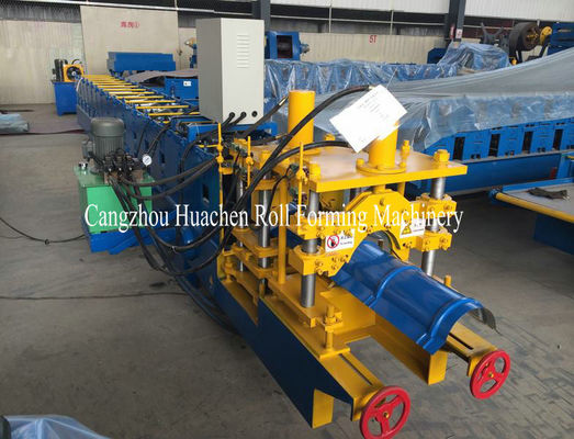 Full Automatic Steel Roof Ridge Cap Roll Forming Machine Cr12 For PPGI