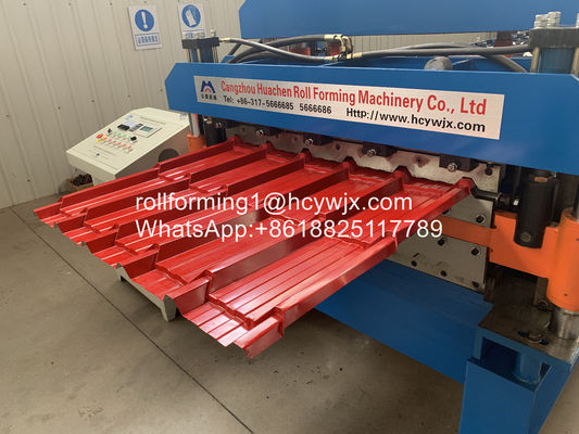 চেইন ড্রাইভ টাইল প্রোফাইল ডাবল লেয়ার রোল বিরচন মেশিন