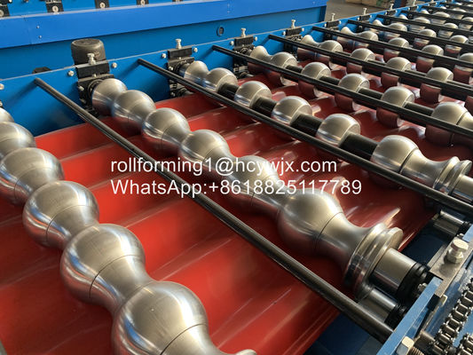 2 মি / মিনিট পিএলসি কন্ট্রোল অ্যান্টিক গ্ল্যাজেড টাইল রোল বিরচন মেশিন