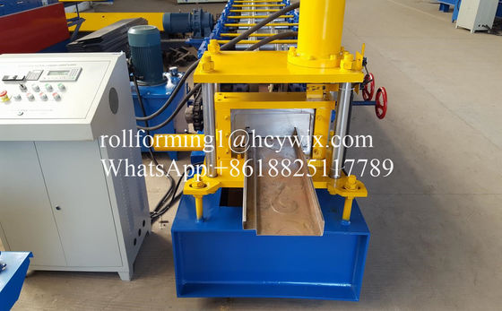 ধাতু উইন্ডো ফ্রেম পিএলসি 0.8 মিমি স্টিল ডোর ফ্রেম মেকিং মেশিন