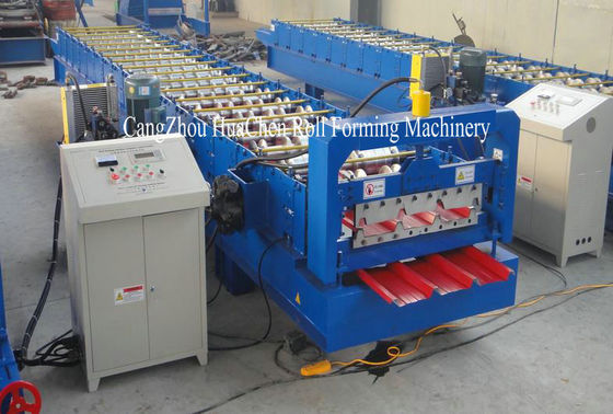 38mm High Rib Roofing Sheet Roll Forming Equipment , Roof Panel Roll Forming Machine