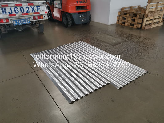 0.13 মিমি ব্যারেল rugেউখেলান রোল বিরচন মেশিন 4 মিটার