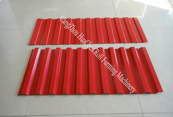 Colored Metal Wall Profile Double Layer Steel Roofing Roll Forming Machine PLC Control