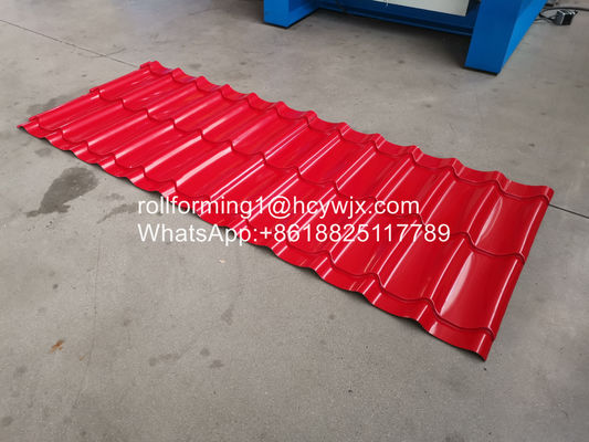 সিই 600 এইচ মরীচি 1250 মিমি স্টিল টাইল রোল বিরচন মেশিন