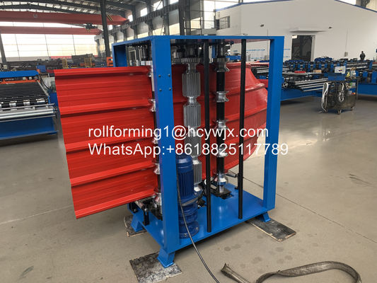 6মি/মিনিট ম্যানুয়াল আর্চিং 0.25মিমি ছাদের শীট ক্রাইম্পিং মেশিন