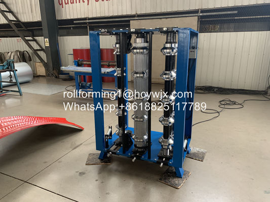 6মি/মিনিট ম্যানুয়াল আর্চিং 0.25মিমি ছাদের শীট ক্রাইম্পিং মেশিন