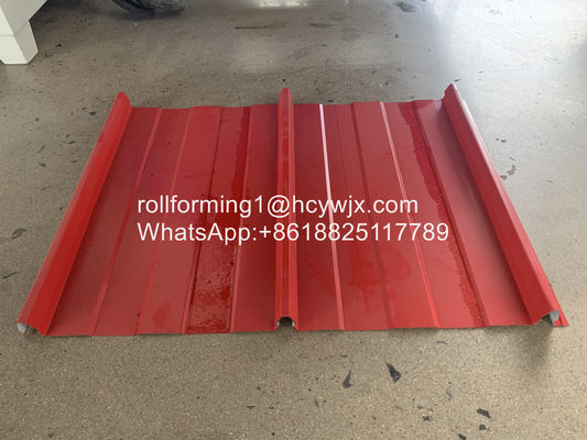 পিএলসি সেলফ লক 15 মি / মিনিট 3 পি ছাদ শীট রোলিং মেশিন