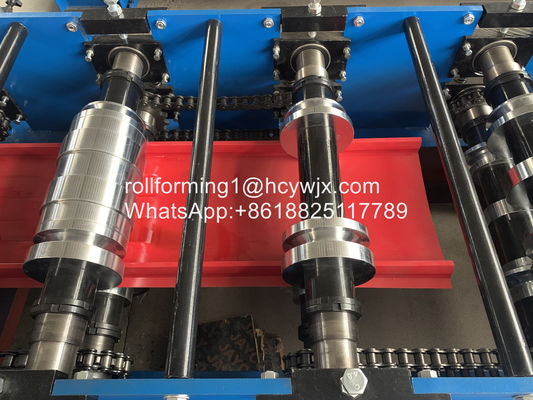 পিএলসি সেলফ লক 15 মি / মিনিট 3 পি ছাদ শীট রোলিং মেশিন