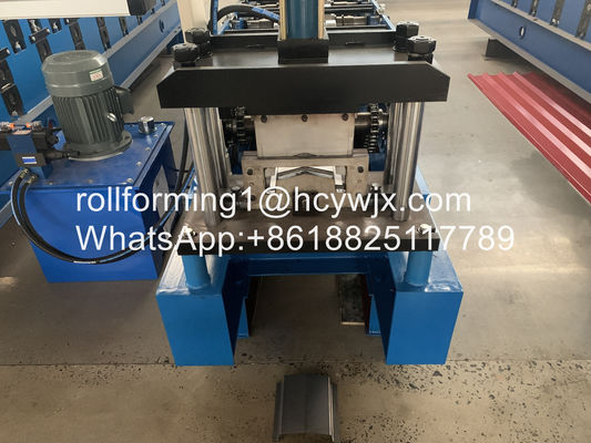 জালিত ধাতব ছাদ 1.5 মিমি বেধ রিজ ক্যাপ রোল প্রাক্তন