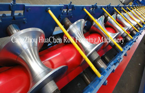 Metal Roof Profile Ridge Cap Roll Forming Machine / Ridge Tile Machine 380V 50Hz