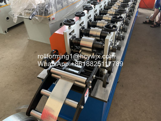 ওমেগা প্রোফাইল 220v 60hz কোল্ড রোল ফর্মিং মেশিন