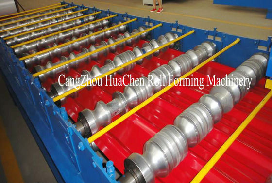 Hydraulic Automatic Glazed Tile Roll Forming Machine Special Model For Villa