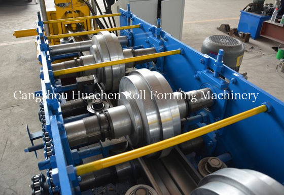 Single Chain Transmission 7.5Kw  Door Frame Rolling Forming Machine , Galvanized Frame Panel