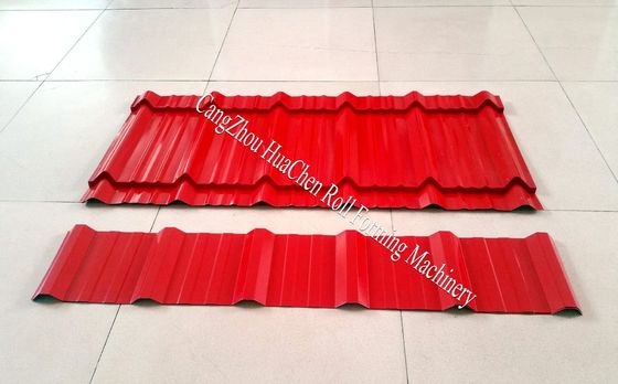 16 -18 Station Free Design Steel Tile Double Layer Roll Forming Machine PPGI / GI