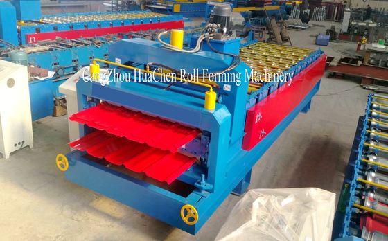 16 -18 Station Free Design Steel Tile Double Layer Roll Forming Machine PPGI / GI