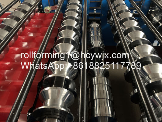 স্টিল প্লেটের জন্য IBR এবং লং স্প্যান ডাবল লেয়ার রোল ফর্মিং মেশিন